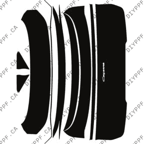 Liftgate, Full 2024-2024 Porsche Cayenne Base/E-Hybrid/S/S E-Hybrid Coupe 24-24 4D SUV PPF