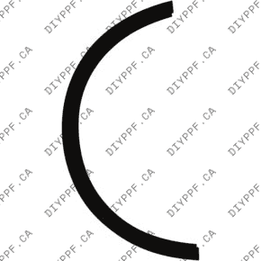 Wheel, Flare Front, Full Right 2024-2024 Porsche Cayenne Base/E-Hybrid/S/S E-Hybrid Coupe 24-24 4D SUV PPF