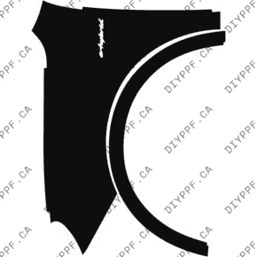 Fender, Left Full w/ Badge 2024-2024 Porsche Cayenne Base/E-Hybrid/S/S E-Hybrid Coupe 24-24 4D SUV PPF