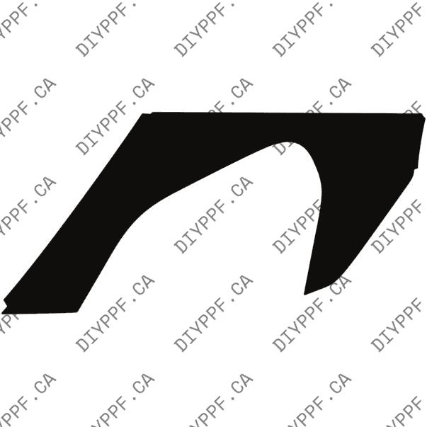 Fender, Left, Wrapped 2024-2024 Porsche Panamera/Panamera 4 24-24 4D Sdn PPF