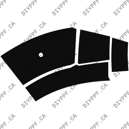 Wheel, Rear Splash, Left, Sensors 2024-2024 Acura ZDX A-Spec 24-24 4D SUV PPF