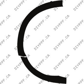 Wheel, Rear Flare, Full Left 2024-2024 Acura ZDX A-Spec 24-24 4D SUV PPF