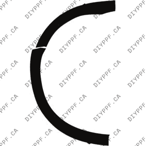 Wheel, Rear Flare, Full Right 2024-2024 Acura ZDX A-Spec 24-24 4D SUV PPF