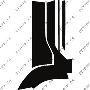 Door, Rear Panel Right 2024-2024 KIA EV9 Land 24-24 4D SUV PPF