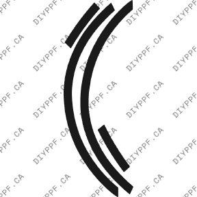 Wheel Lip Front, L&R 2008-2008 Acura TL 08-08 4D Sdn PPF