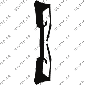 Bumper, Bottom 2017-2020 Lincoln Continental 20-17 4D Sdn PPF