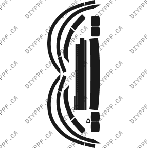 Appearance C 2008-2010 BMW 5 Series 10-08 4D Sdn PPF