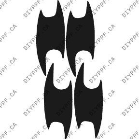 Door Handles 2008-2008 Mercedes-Benz GL w/ Sport Package 08-08 4D SUV PPF