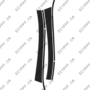 A Pillar 2009-2011 Hyundai Genesis 11-09 4D Sdn PPF