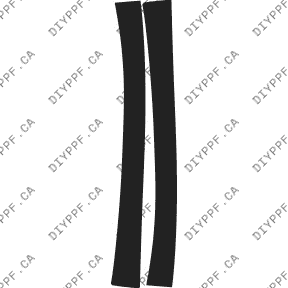 A Pillar 2009-2009 Pontiac Vibe 09-09 4D HB PPF