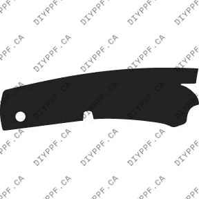 Wheel, Front Splash Left 2008-2010 Dodge Dakota 10-08 Extd P/U PPF