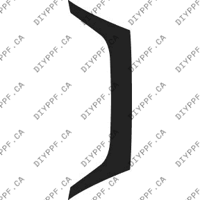 Bumper, Top 2009-2011 Volkswagen Tiguan 11-09 4D SUV PPF