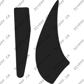 Bumper, Bottom Right 2009-2011 Volkswagen Tiguan 11-09 4D SUV PPF