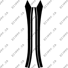 A Pillar 2008-2009 Mercedes-Benz C63 09-08 4D Sdn PPF