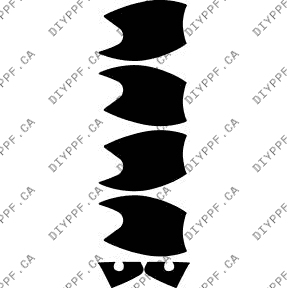 Door Handles 2009-2012 Acura RL 12-09 4D Sdn PPF