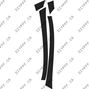 A Pillar 2009-2012 Acura RL 12-09 4D Sdn PPF