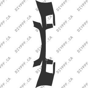 Bumper 2008-2014 Cadillac CTS-V 14-08 4D Sdn PPF