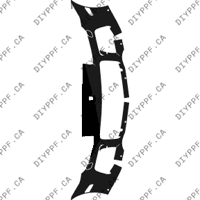 Bumper, Sensors 2008-2010 Porsche Cayenne GTS w/ washers 10-08 4D SUV PPF