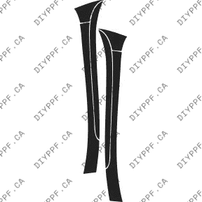 A Pillar 2009-2010 Acura TSX 10-09 4D Sdn PPF