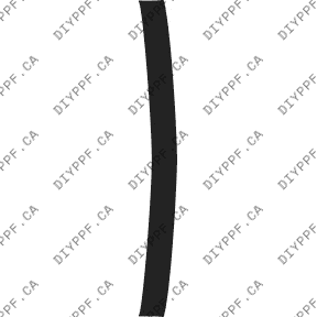 Bumper, Bottom 2009-2010 Acura TSX 10-09 4D Sdn PPF