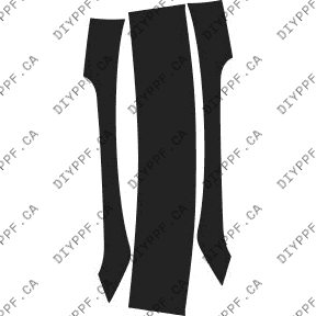 Bentley Continental GT Roof and A Pillar (2008–2011) A-Pillar Paint Protection Film (PPF) Kit – 2-Door Coupe