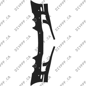 Bentley Continental GT Base (2008–2011) Front Bumper Paint Protection Film (PPF) Kit – 2-Door Coupe