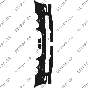 Bentley Continental GTC (2006–2011) Front Bumper Paint Protection Film (PPF) Kit – 2-Door Convertible