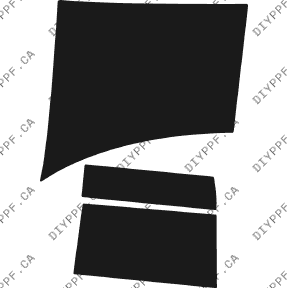 Bentley Continental GTC GTC (2006–2011) Front Splash Right Paint Protection Film (PPF) Kit - 2-Door Convertible