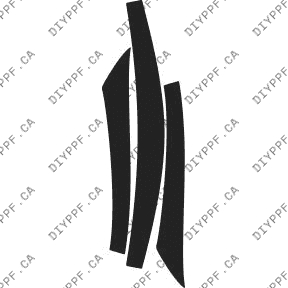 Roof & A Pillar 2009-2012 Mercedes-Benz SL Class 12-09 2D Cpe/Conv PPF