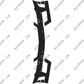 Bumper, Sensors 2009-2012 Mercedes-Benz SL63 12-09 2D Cpe/Conv PPF