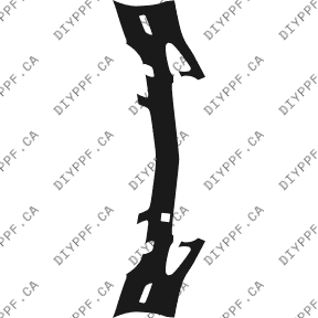 Bumper, Top 2009-2011 Mercedes-Benz CLS 11-09 4D Sdn PPF