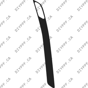 Bumper, Middle Left 2009-2011 Mercedes-Benz SLK w/ Sport Package 11-09 2D Conv PPF