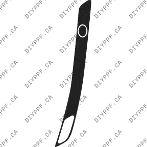 Bumper, Middle Right 2009-2011 Mercedes-Benz SLK w/ Sport Package 11-09 2D Conv PPF