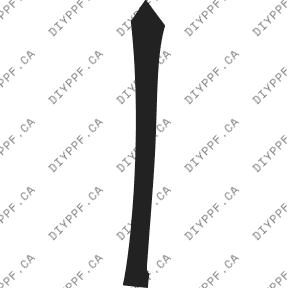 Door, A Pillar Left 2007-2009 BMW 3 Series 09-07 2D Conv PPF