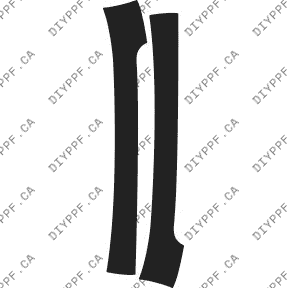 A Pillar 2009-2011 Honda Pilot Touring 11-09 4D SUV PPF