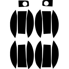 Door Handles 2009-2013 Mitsubishi Galant 13-09 4D Sdn PPF