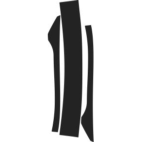 Roof & A Pillar 2009-2013 Mitsubishi Galant 13-09 4D Sdn PPF