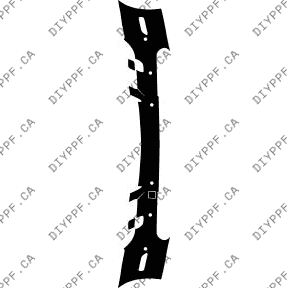 Bumper, Sensors 2009-2011 Mercedes-Benz CLS AMG 11-09 4D Sdn PPF