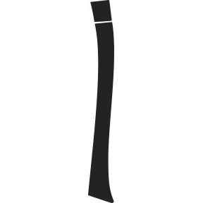 Door, A Pillar Right 2009-2012 Mitsubishi Eclipse 12-09 2D Cpe PPF