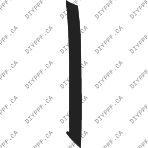 Bumper, Middle Left 2007-2009 Mercedes-Benz E Class w/ Sport Package 09-07 4D Sdn PPF