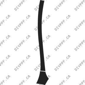 Door, A Pillar Left 2009-2012 Lincoln MKS 12-09 4D Sdn PPF