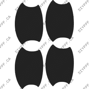 Door Handles 2009-2011 Acura TL 11-09 4D Sdn PPF