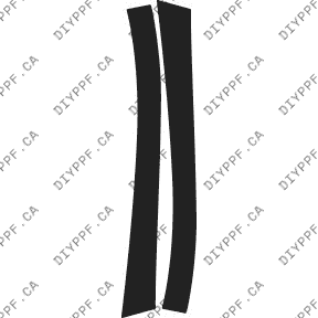 A Pillar 2009-2011 Acura TL 11-09 4D Sdn PPF