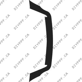 Bumper, Top 2009-2010 Mercedes-Benz GL w/ Sport Package 10-09 4D SUV PPF