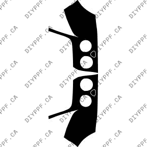 Bentley Azure Azure (2006–2008) Front Bumper Paint Protection Film (PPF) Kit – Two-Door Convertible