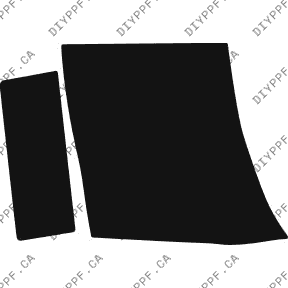 Bentley Azure Azure (2006–2008) Rear Splash Left Paint Protection Film (PPF) Kit – 2-Door Convertible