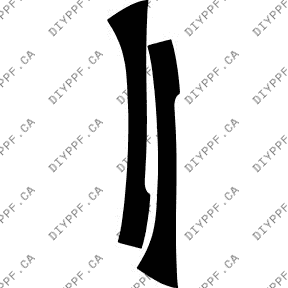 A Pillar 2010-2015 Chevrolet Equinox LT/LTZ 15-10 4D SUV PPF