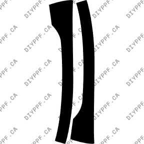 A Pillar 2011-2015 Chevrolet Volt 15-11 4D HB PPF