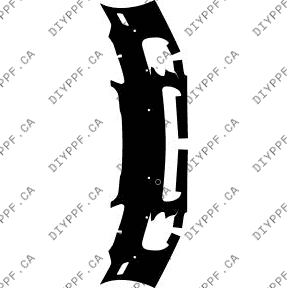 Bumper, Sensors 2010-2013 Porsche Panamera Turbo 13-10 4D Sdn PPF