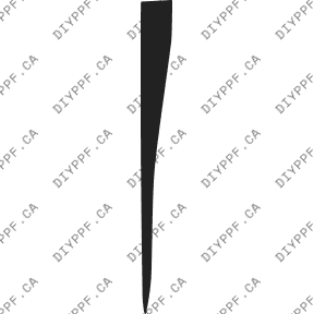 Bumper, Bottom Left 2009-2012 Porsche Cayman/S 12-09 2D Cpe PPF